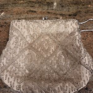 Vintage Handmade Beaded  Clutch